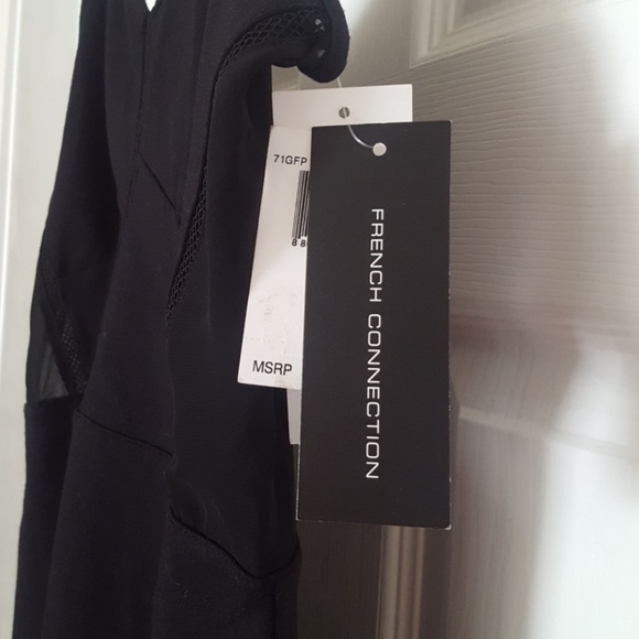 French Connection Sheer Skirt Maxi Dress, Mesh - Picture 7 of 8